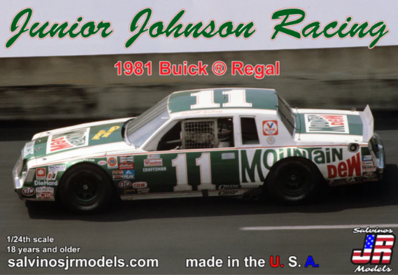 Salvino's JR 1:24 Junior Johnson Racing '81 Buick Cup Champion