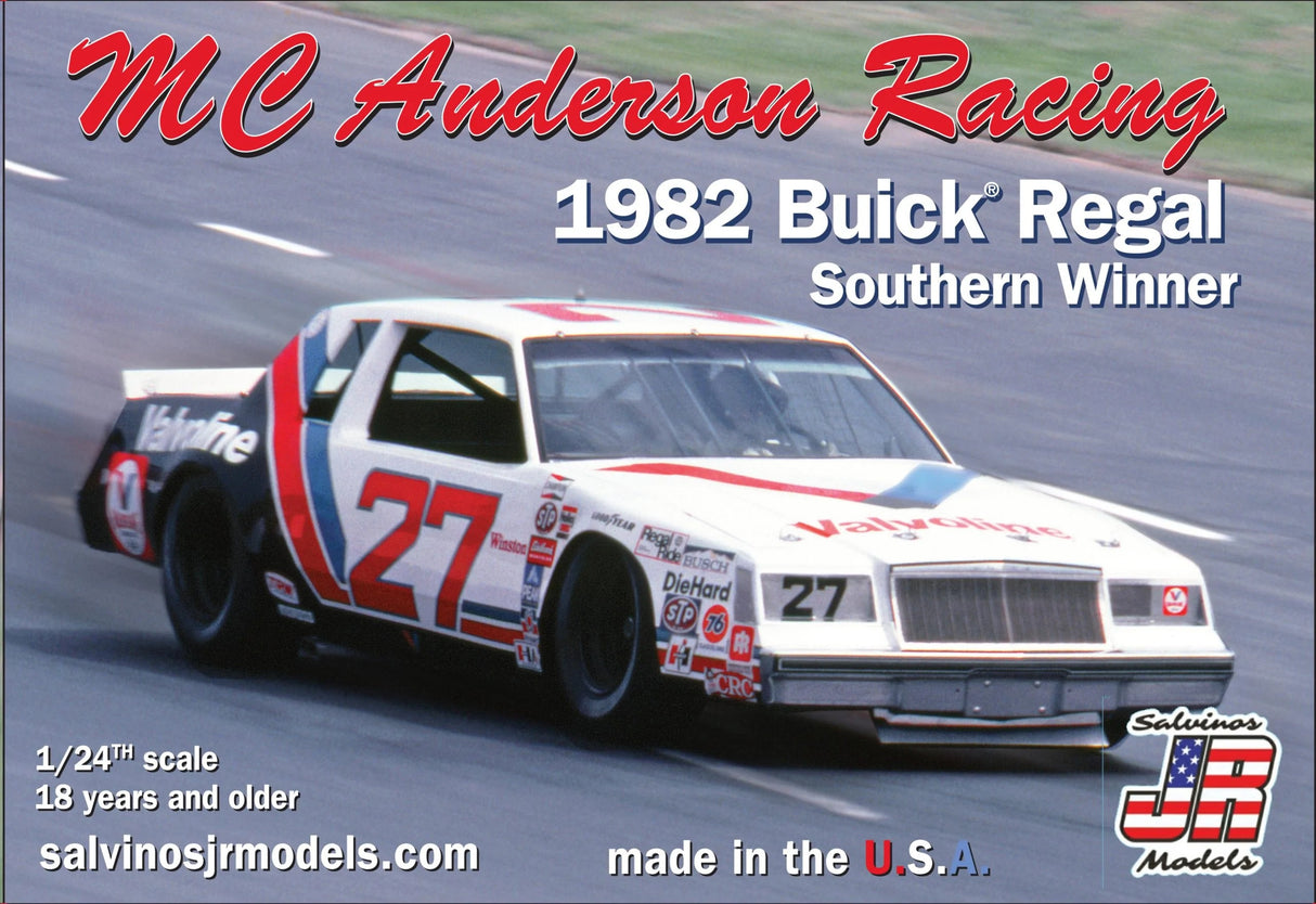 Salvino's JR 1:24 M C Anderson Racing '82 Buick Regal Southern Winner