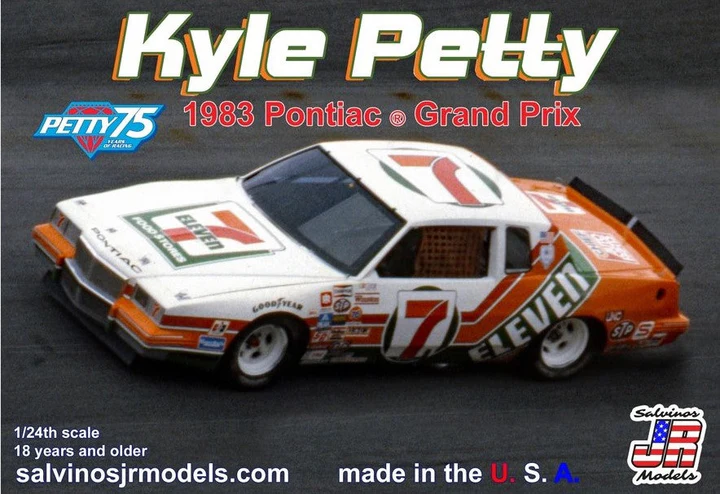 Salvino's JR 1:24 '83 Kyle Petty 7-Eleven Pontiac Grand Prix