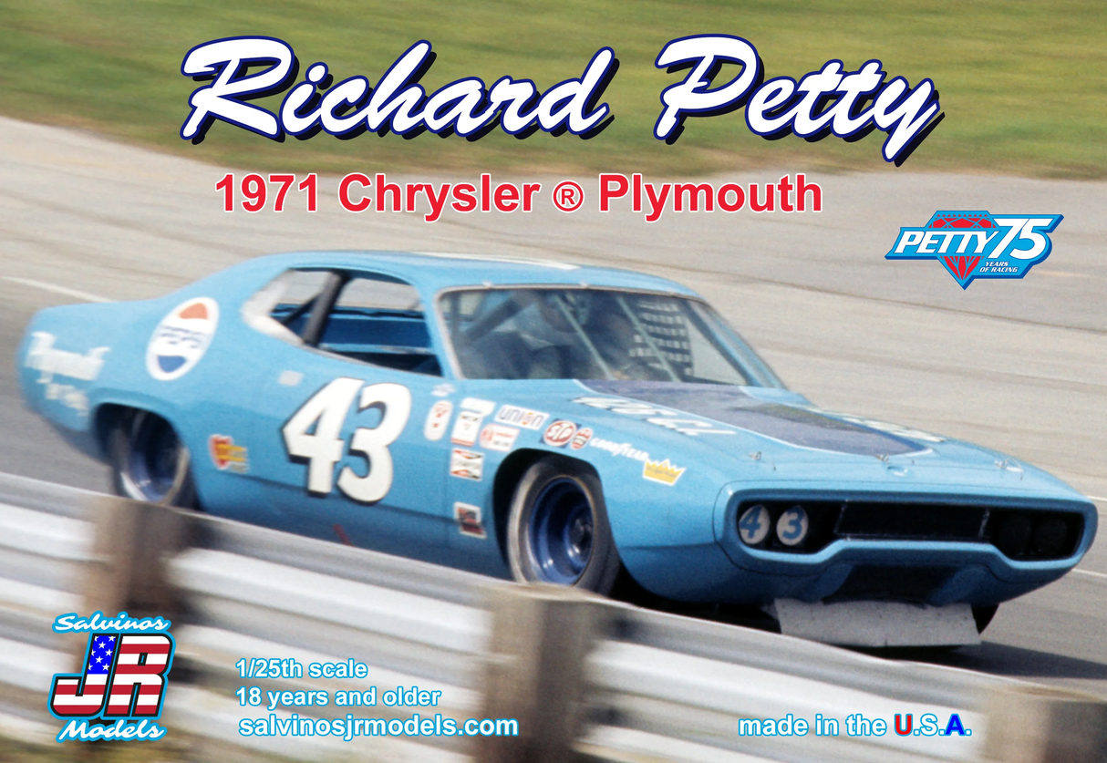 Salvino's JR 1:25 Richard Petty '71 Plymouth Pepsi