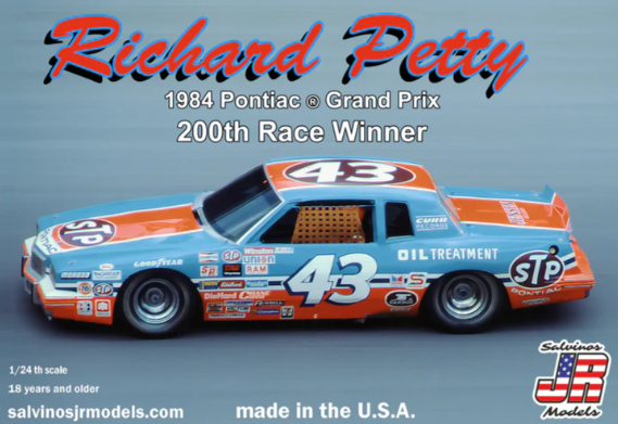 Salvino's JR 1:24 JR R. Petty '84 Pontiac Grand Prix 200 Winner