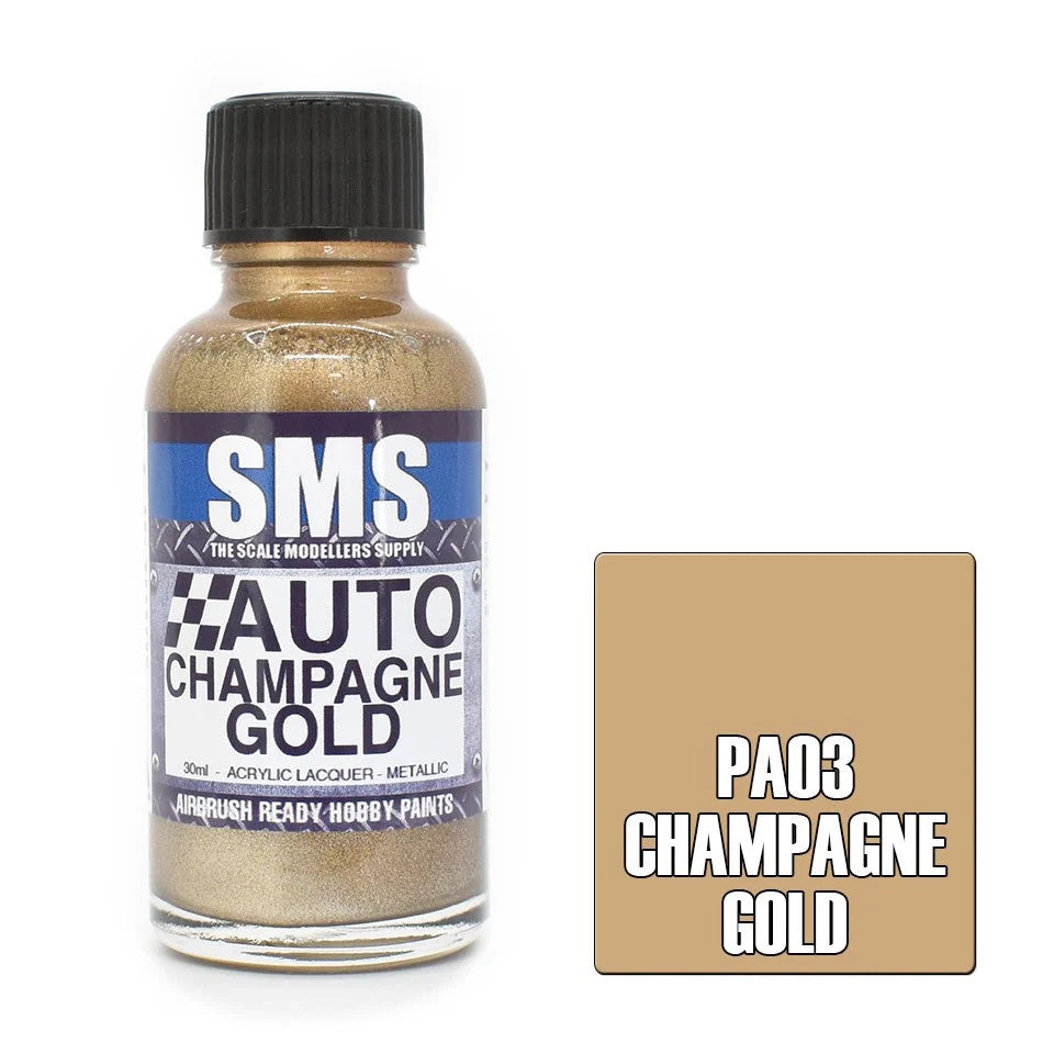 SMS # PA03 Auto Colour Champagne Gold 30ml