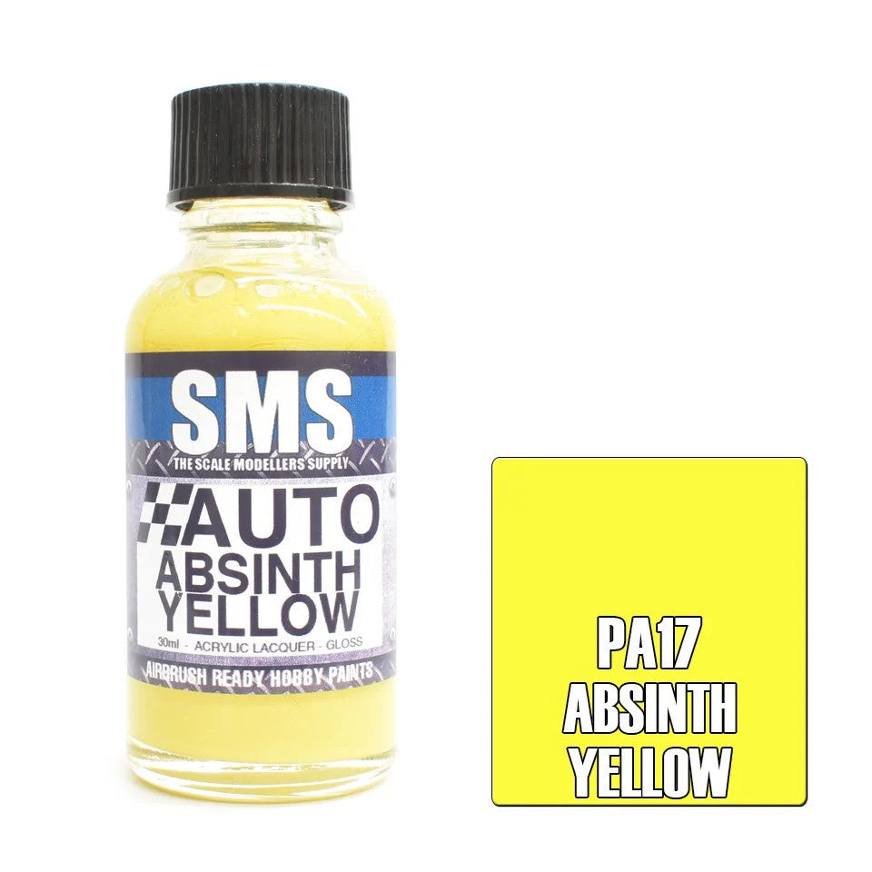 SMS # PA17 Auto Colour Absinth Yellow 30ml