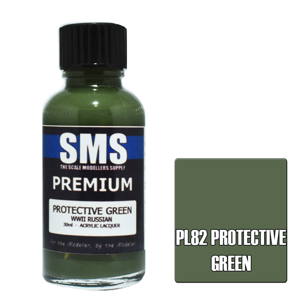 SMS #PL82 Premium Protective Green Acrylic Lacquer 30ml