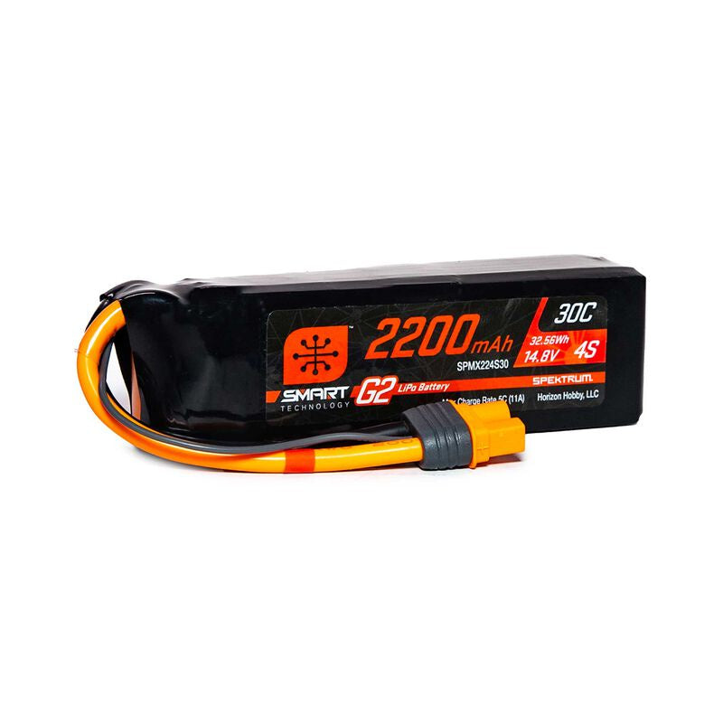 Spektrum Smart lipo Battery 2200mAh 4S 14.8V Smart G2