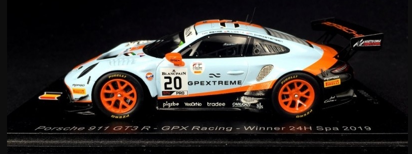 Spark 1:43 Porsche GT3R Spa 2019 Gulf