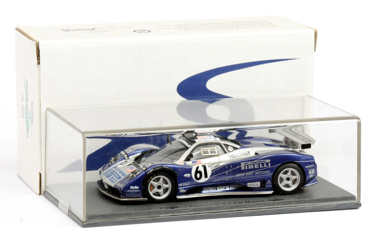 *Pre-Owned* Spark 1:43 Pagani Zonda #61 LM 2003