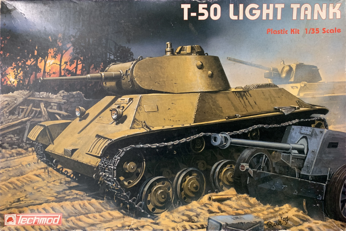 *Vintage* Techmod 1:35 T-50 Light Tank (LW)