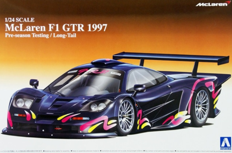 Aoshima 1:24 McLaren F1 GTR 1997 Pre-season Testing (LW)