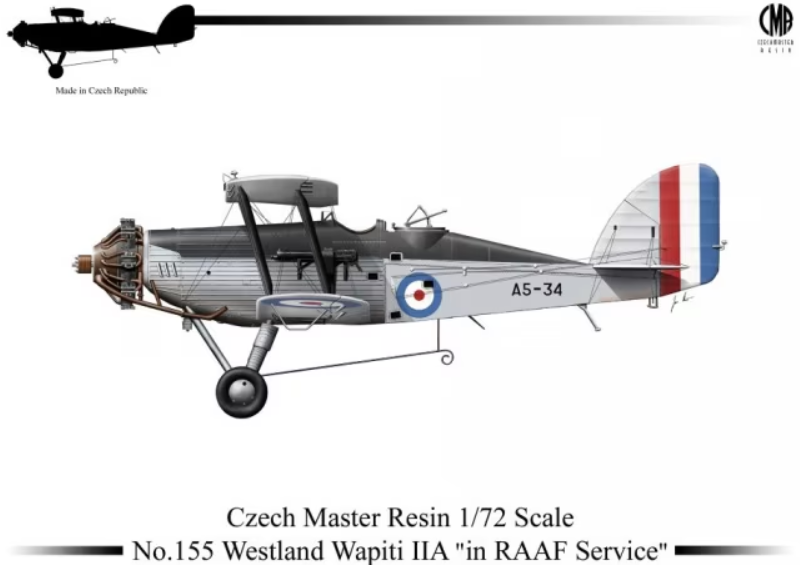*Aged Parts* CMR 1:72 Westland Wapiti IIA Full Resin Kit (LW)