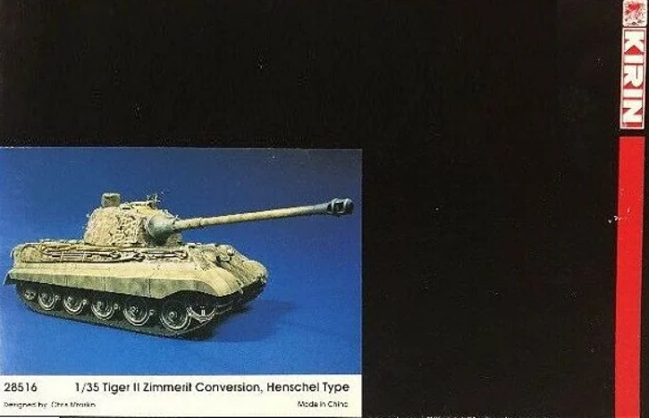 Kirin 1:35 Tiger II Zimmerit Resin Conv. Set Prod. Type (LW)