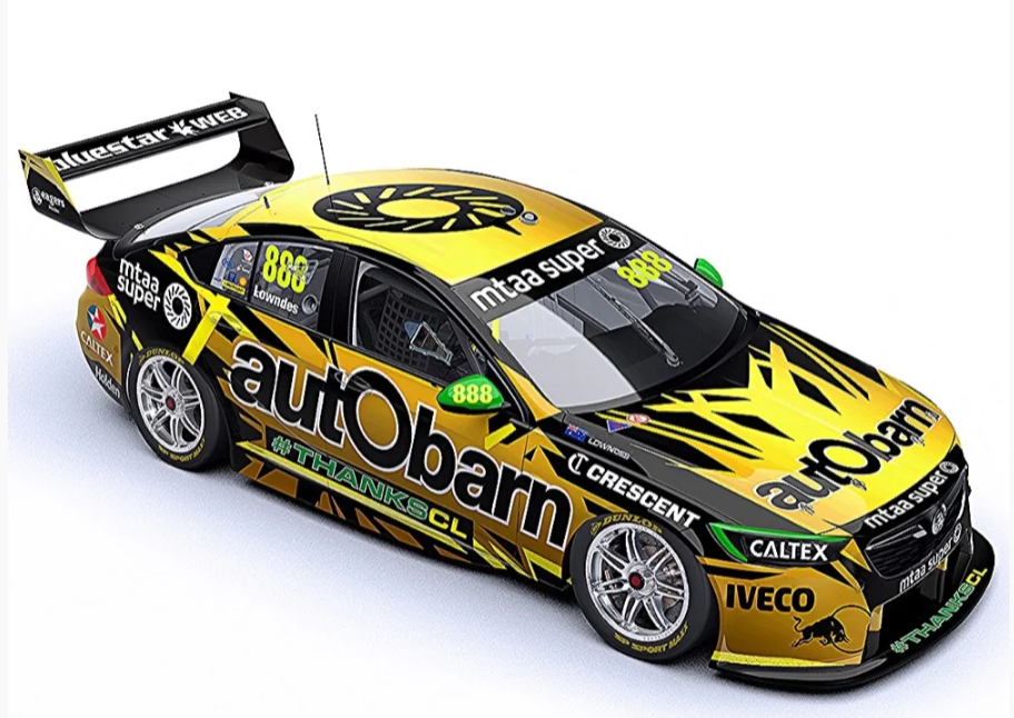 1/18 Craig Lowndes Final Race Autobarn