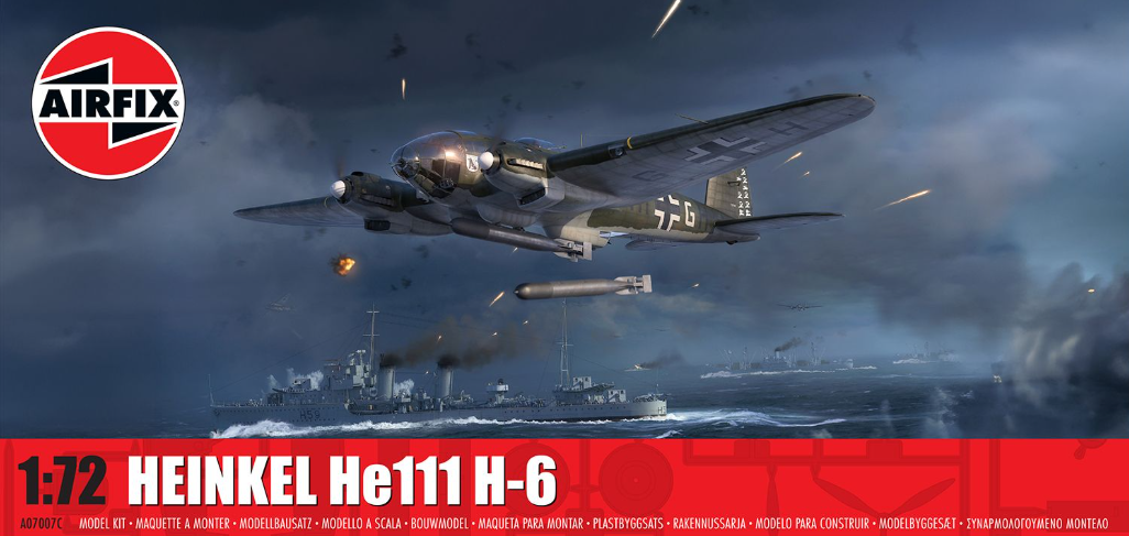 Airfix 1:72 Heinkel He111 H-6 (New Decals)