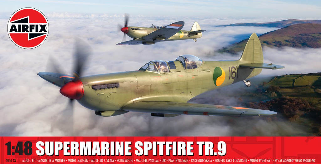 Airfix 1:48 Supermarine Spitfire Tr.9