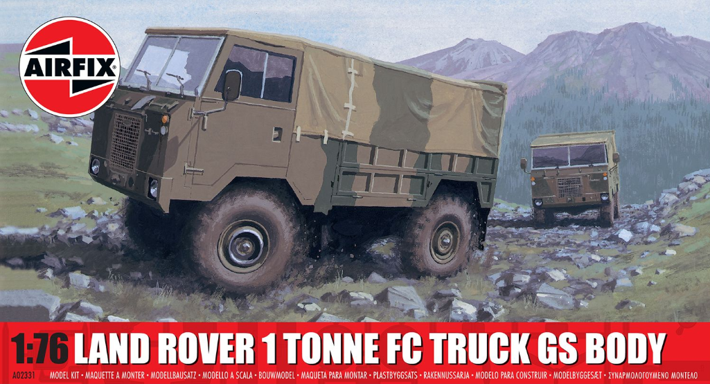 Airfix 1:76 Land Rover 1 Tonne FC Truck G.S. Body