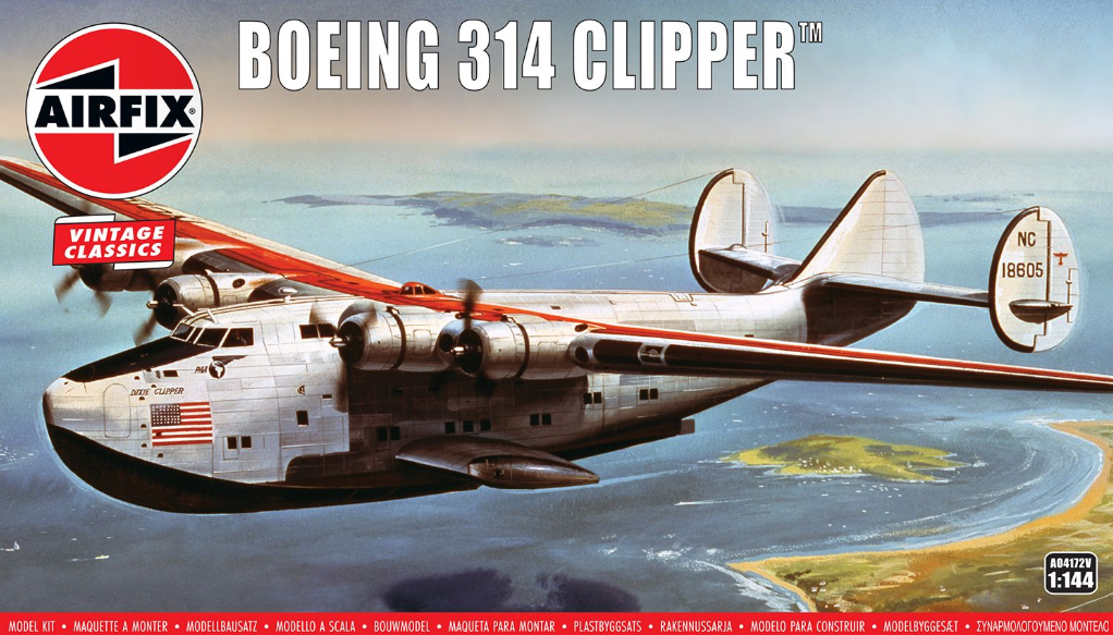 Airfix 1:144 Boeing 314 Clipper (Pan Am Livery)