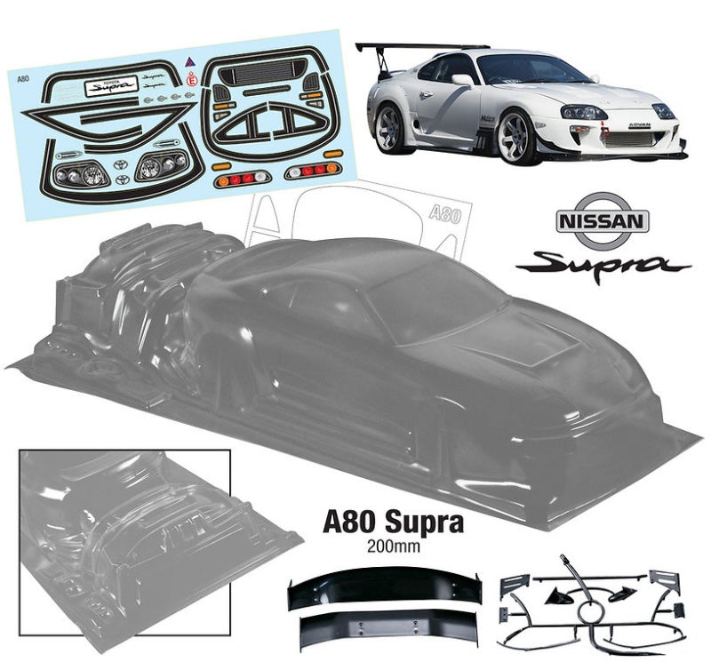 1/10 A80 Supra, 200mm by Team C