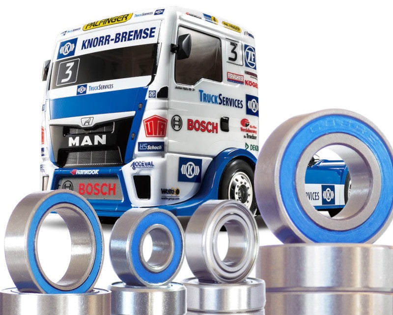 Plaig Bearing Set- Tamiya Team Hahn Racing MAN TGS TT-01E