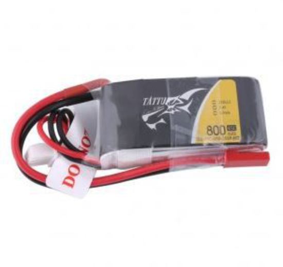 Tattu 800mah 2S 7.4v 45c Lipo w/JST Plug