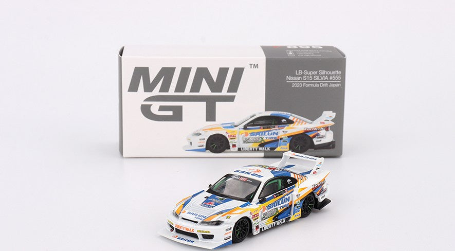 MiniGT 1:64 Nissan LB-Super Silhouette Nissan S15 Silvia #555 2023 Formula