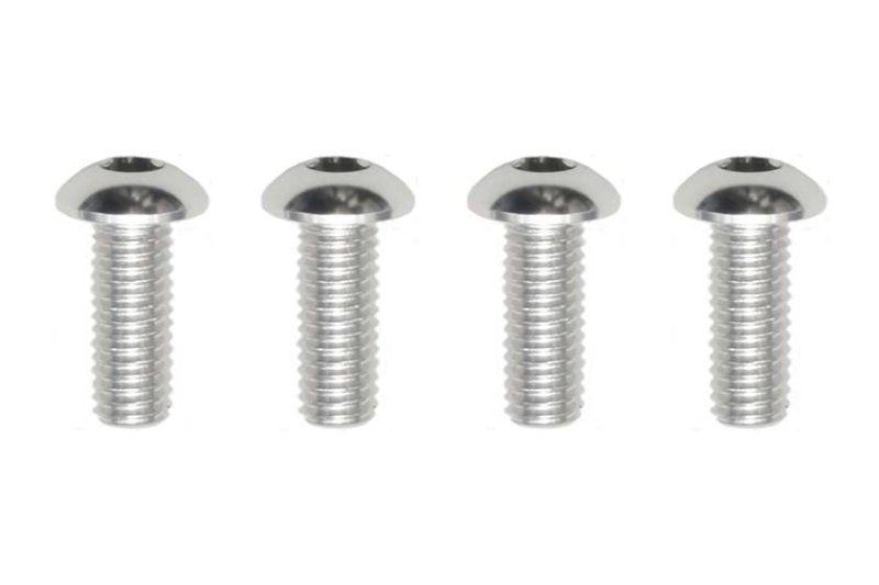 Yokomo Lightweight M3x8mm Aluminum Socket Screws 4pcs