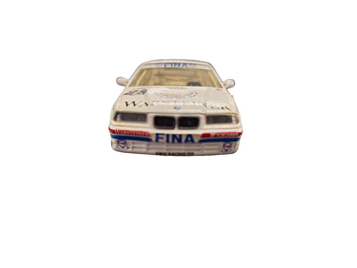 "Pre owned" Minichamp 1:43 BMW 318i Team Schnitzer 1993 British Champion