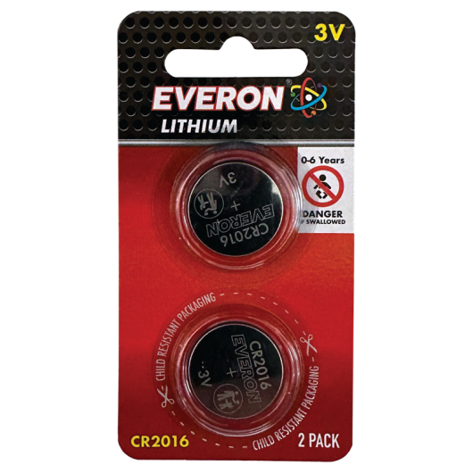 EVERON CR2016 2pk