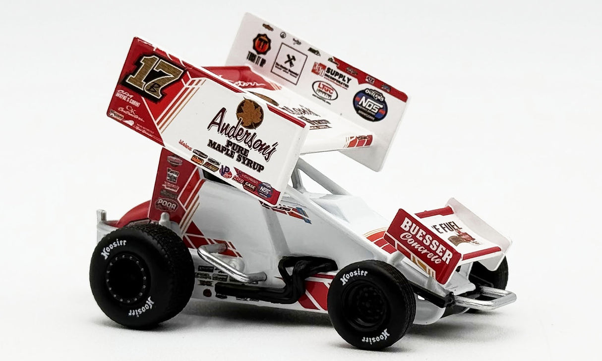Acme 1:50 2025 #17B Anderson's Pure Maple Syrup Sprint Car - Bill Balog Home 1:50 Win