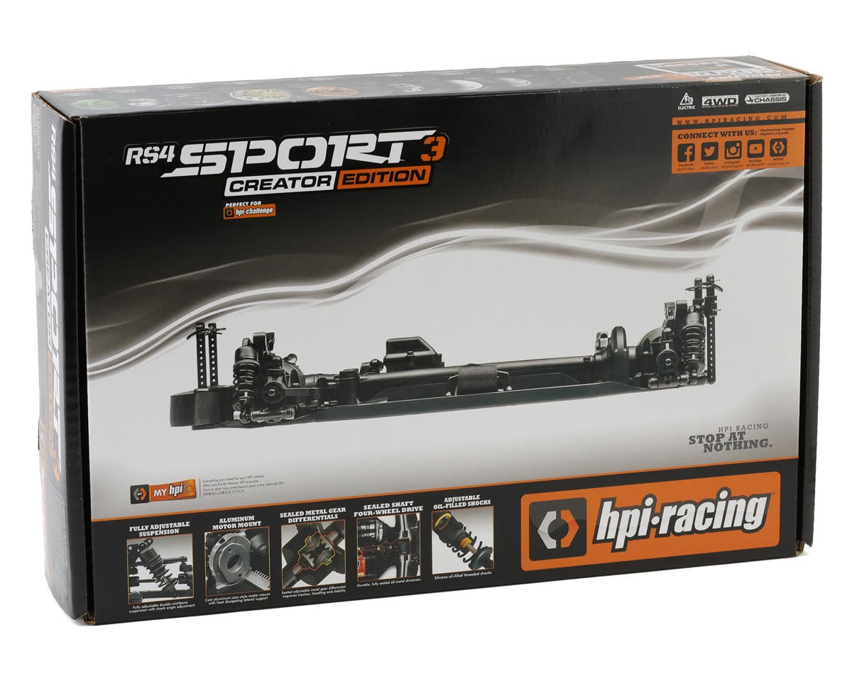 1/10 RS4 S3 Creator Edition HPI 118000 HPI Racing 1/10 S3 RS4 Creator Edition