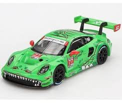 MiniGT 1:64 Porsche 911 GT3 R #77 AO Racing 2024 IMSA Daytona 24 Hrs GTD Pro 2nd Place