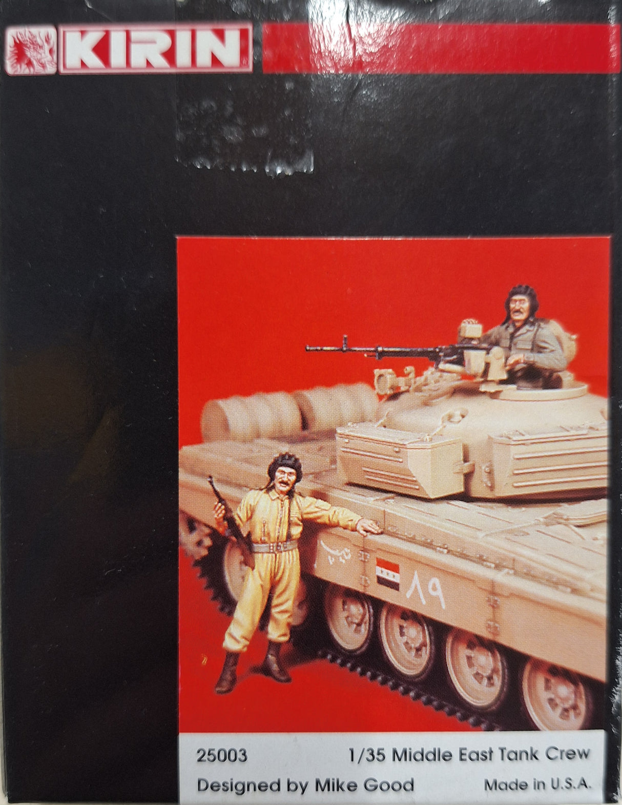 *Unsealed* Kirin 1:35 Middle East Tank Crew Resin Figures (2pcs)