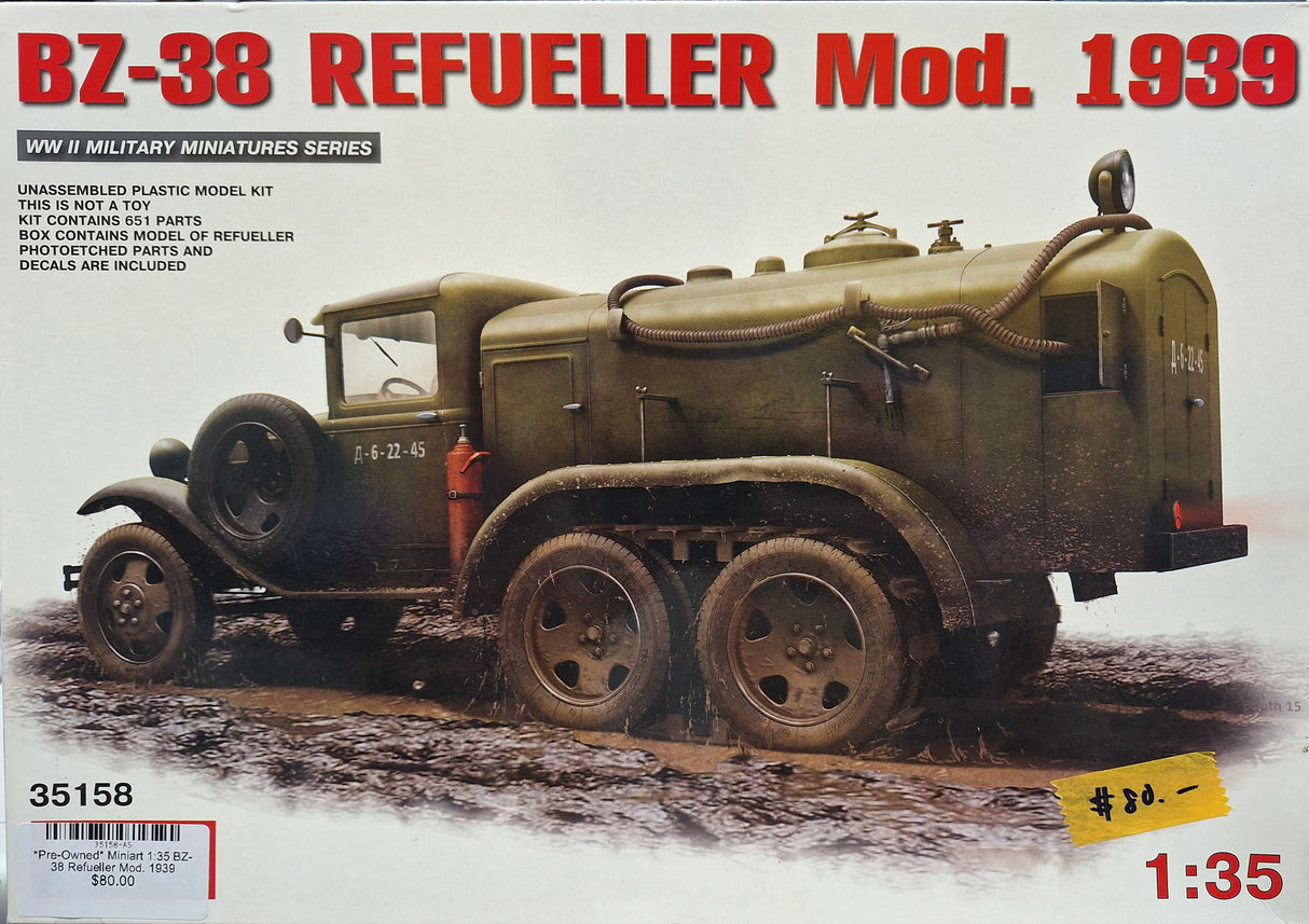 *Pre-Owned* Miniart 1:35 BZ-38 Refueller Mod. 1939