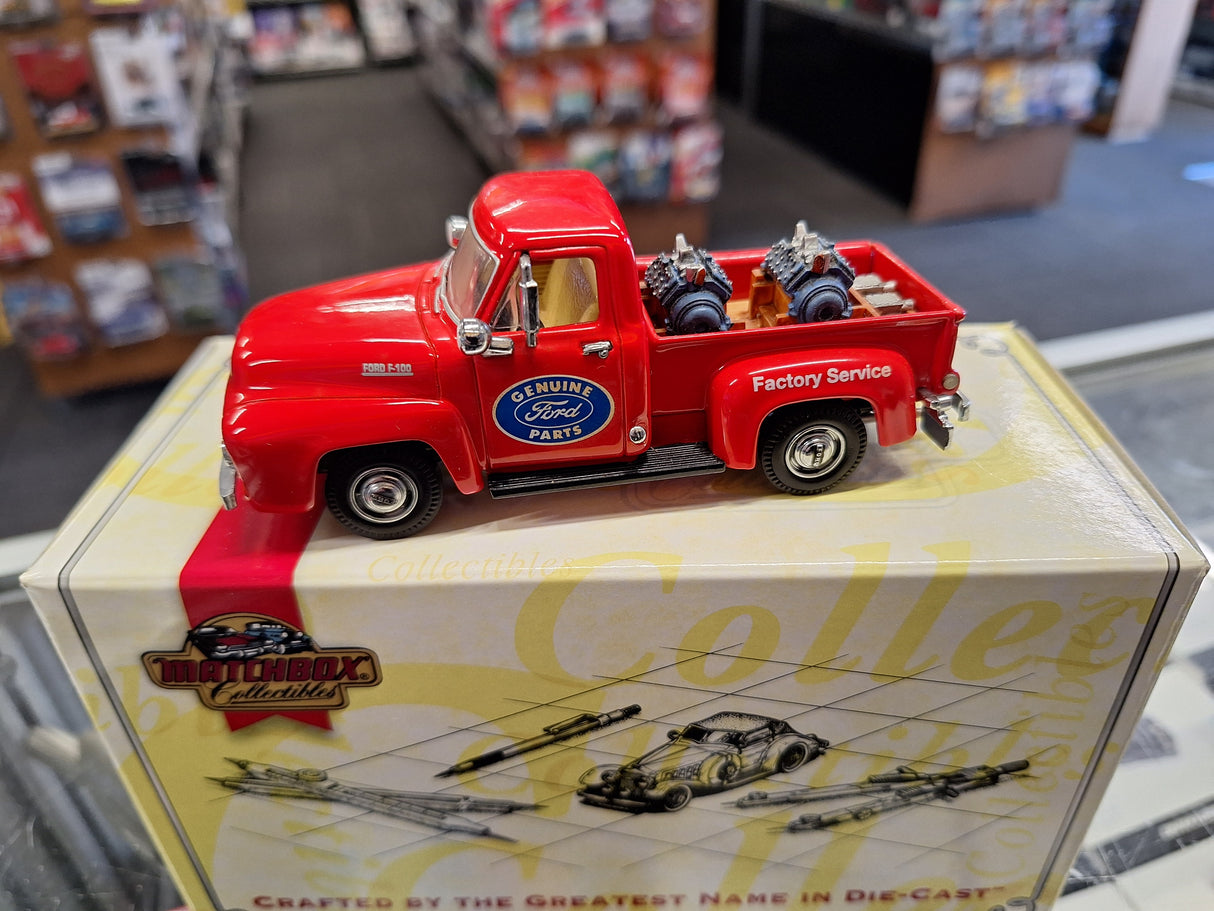 "Pre owned" Matchbox 1:43 1953 Ford F100 "Ford Genuine Parts"