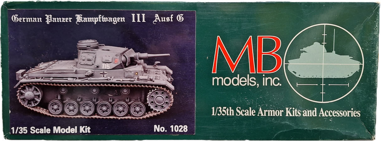 MB 1:35 German Panzerkampfwagen III Ausf. G Full Resin Kit (LW)