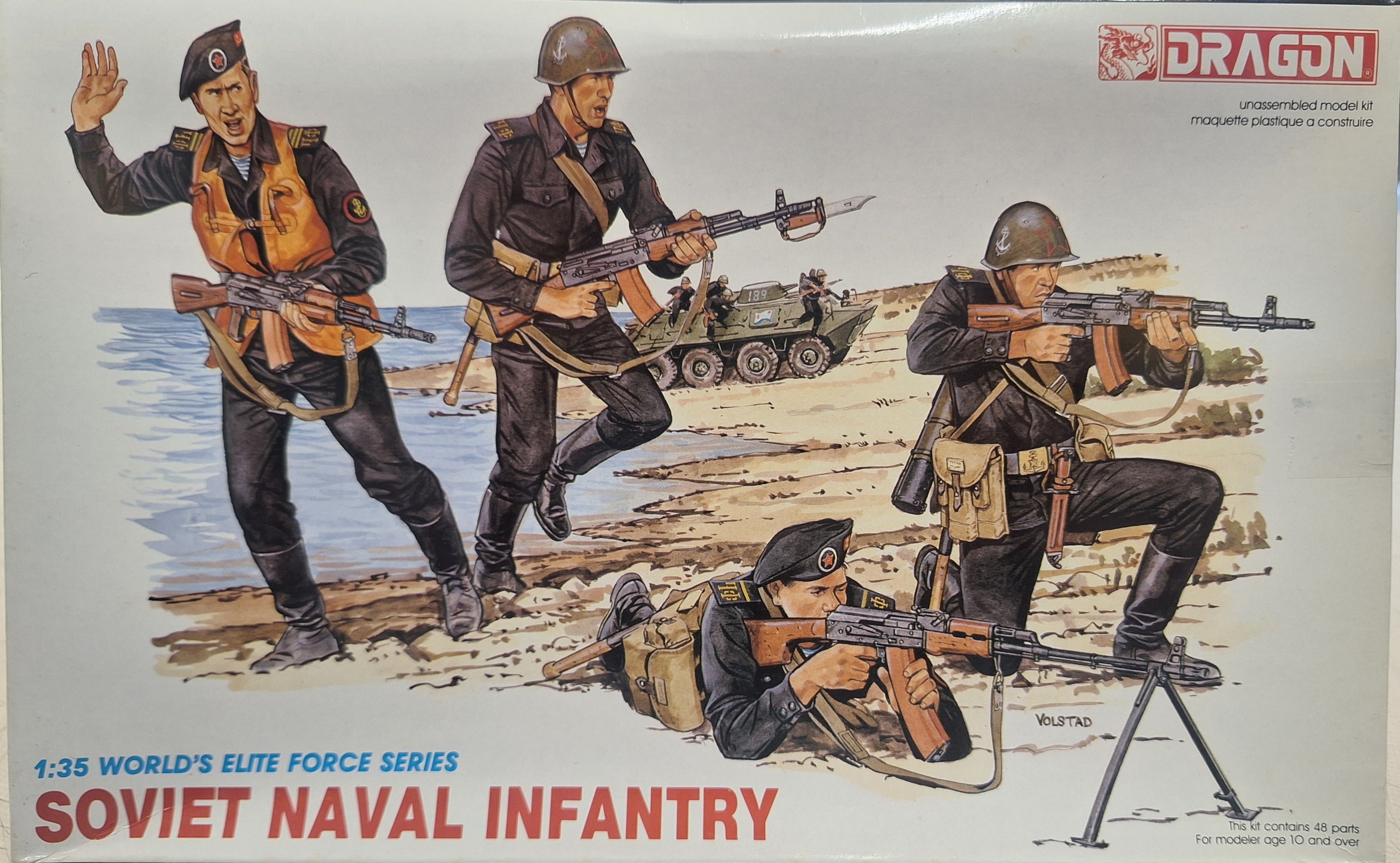 ミリタリー Dragon Soviet Naval Infantry Aidman 1942 70548 - 