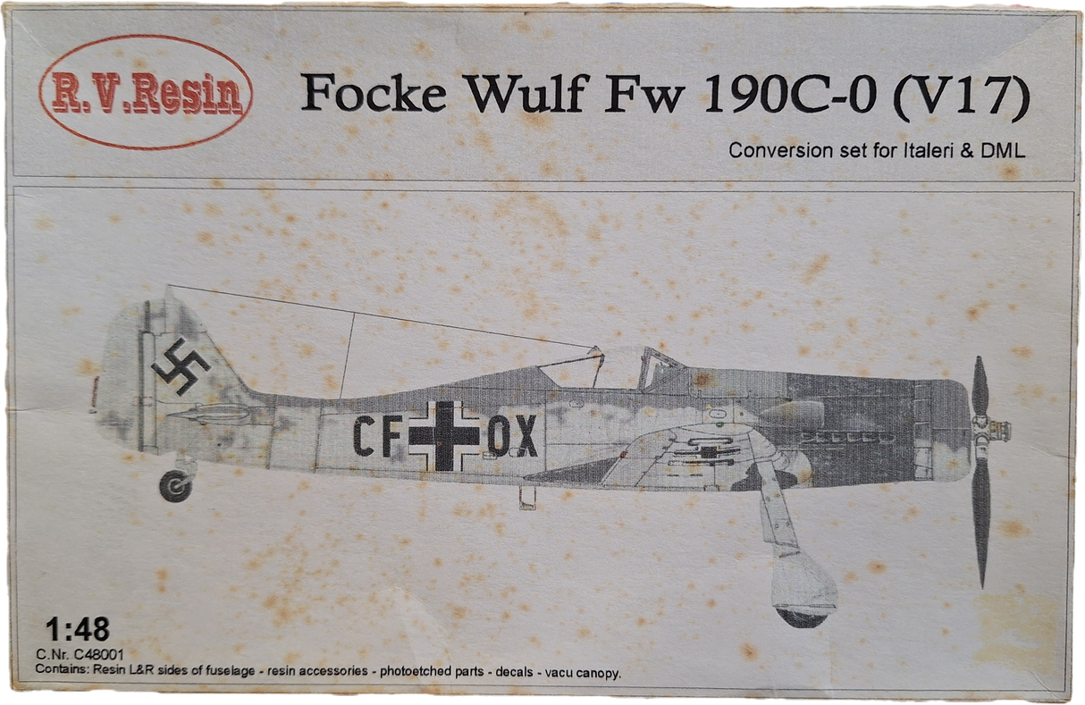 RV 1:48 Focke Wulf Fw190C-0 (V17) Resin Conv. Set (LW)