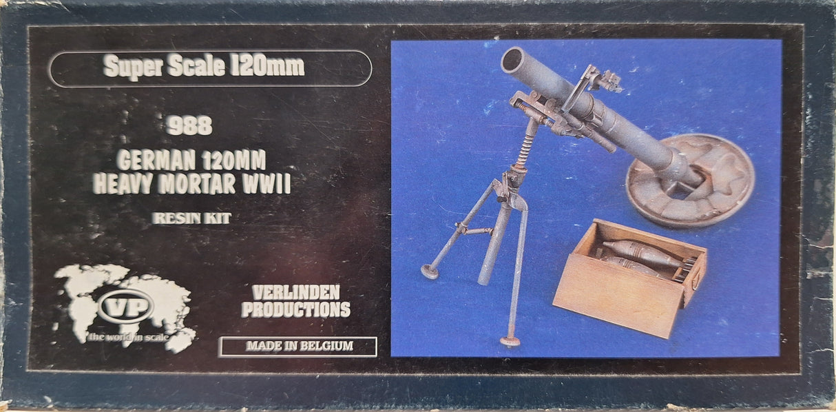 VP 1:16/120mm German 120mm Heavy Mortar WWII Resin Kit (LW)