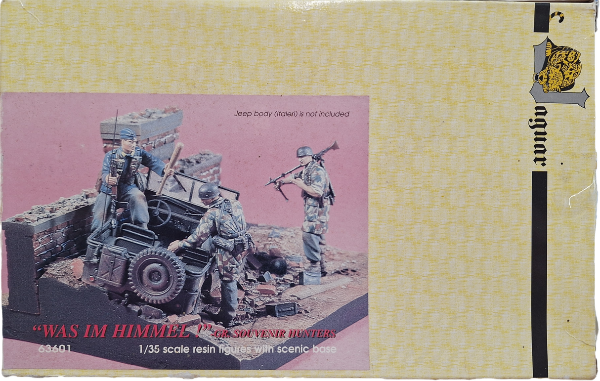 Jaguar 1:35 "Was Im Himmel!" Resin Figures w/Scenic Base (LW)