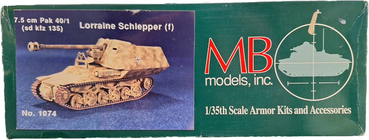 MB 1:35 7.5cm Pak 40/1 Lorraine Schlepper (f) Full Resin Kit (LW)