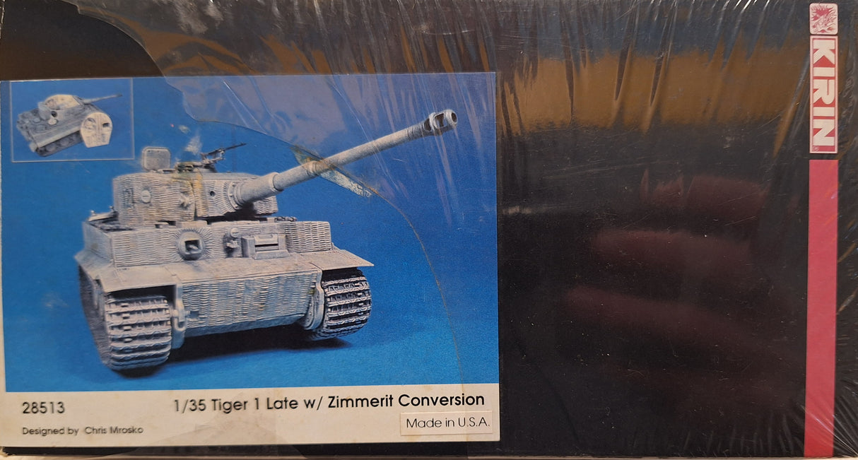 Kirin 1:35 Tiger I Late w/Zimmerit Resin Conv. Set