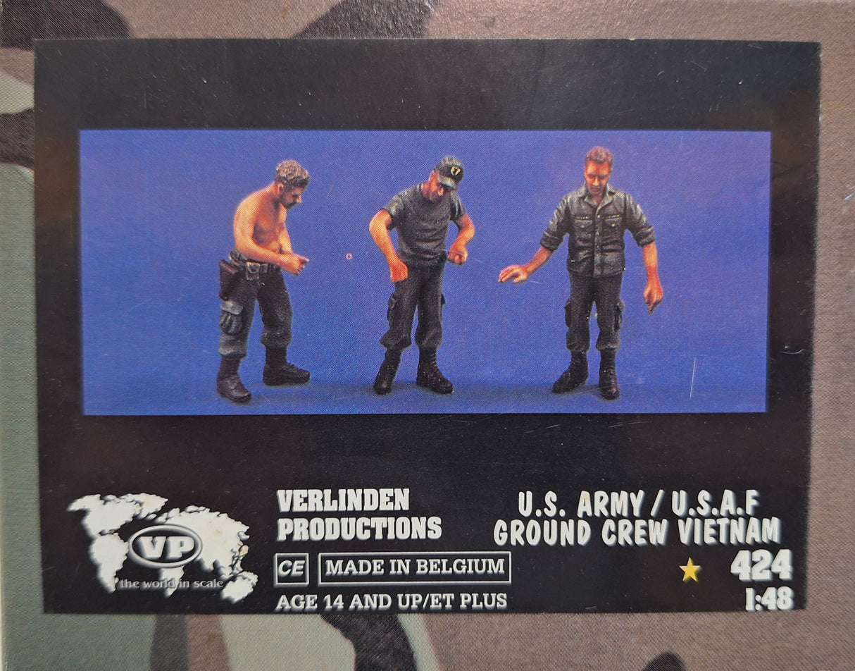 VP 1:35 US Army/USAF Ground Crew in Vietnam Resin Figure Set