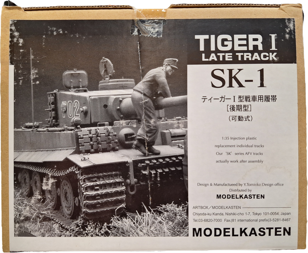 Modelkasten 1:35 Workable Plastic Tiger I Late Tracks (LW)