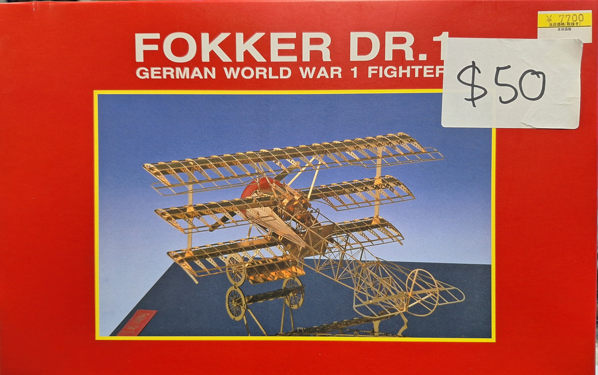 *Pre-Owned* Aerobase 1:48 Fokker Dr.1 WW1 Metal Model