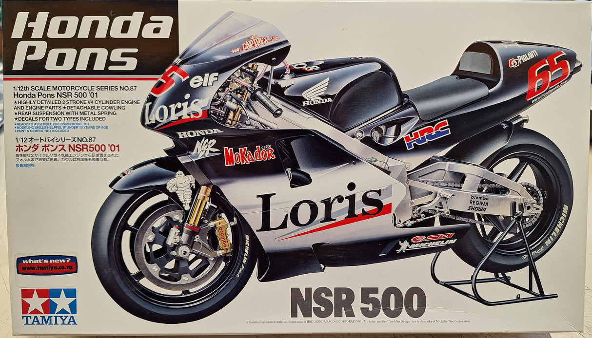 Tamiya 1:12 Honda Pons NSR 500'01 (LW)
