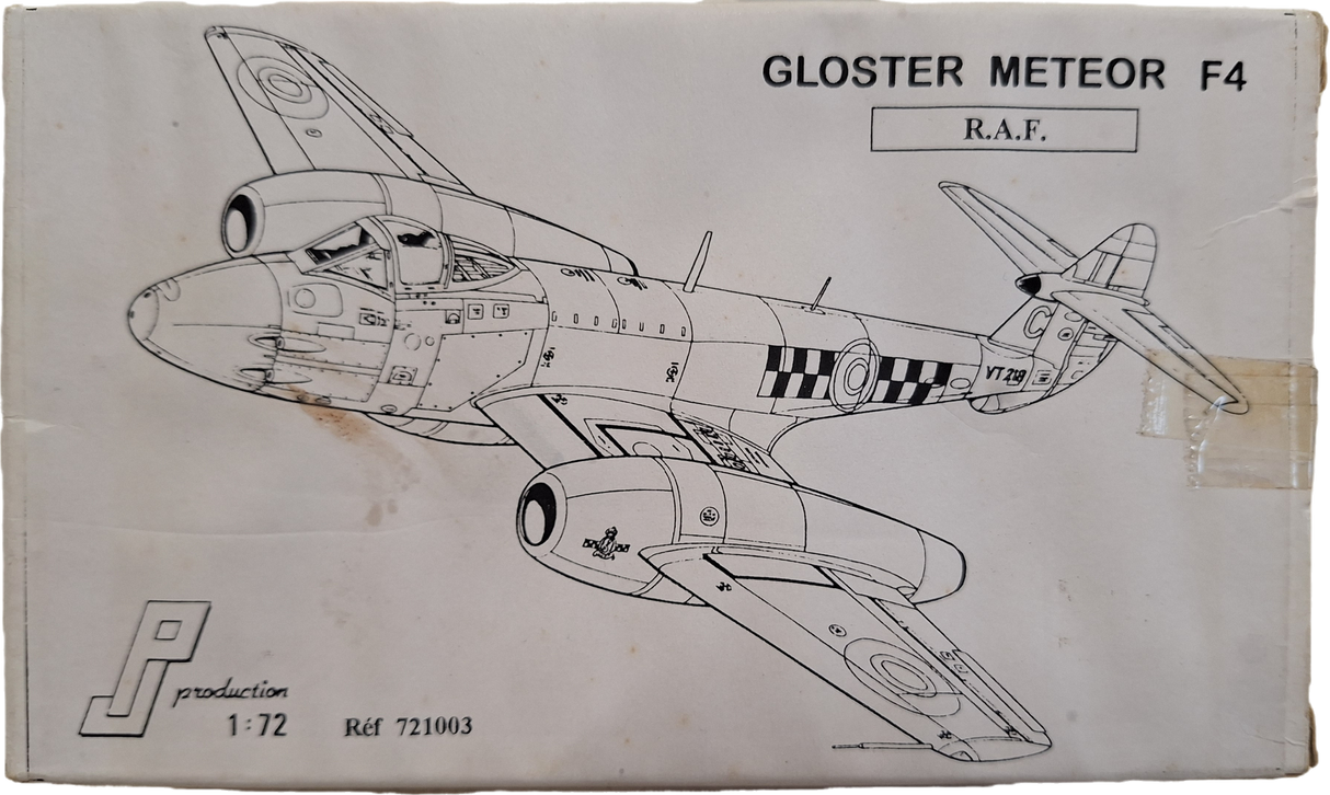 PJ 1:72 Gloster Meteor F4 RAF Full Resin Kit (LW)