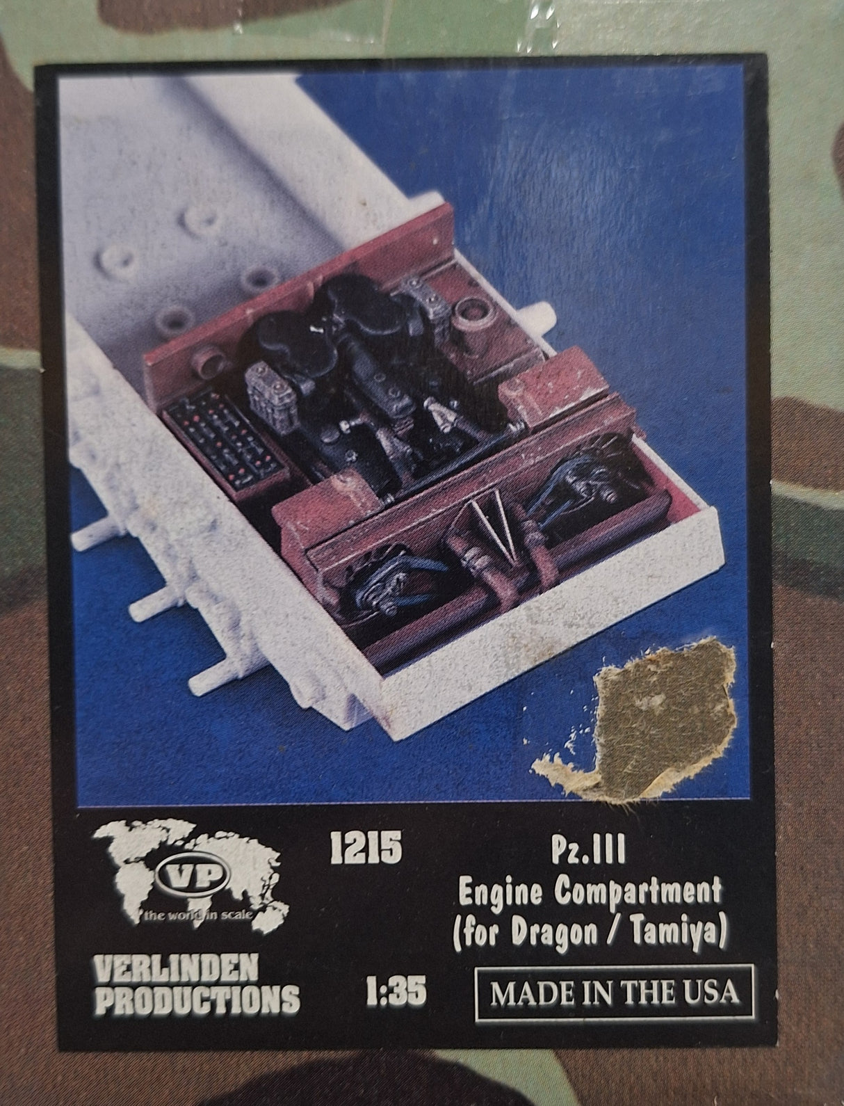VP 1:35 Pz.III Engine Compartment Resin Set