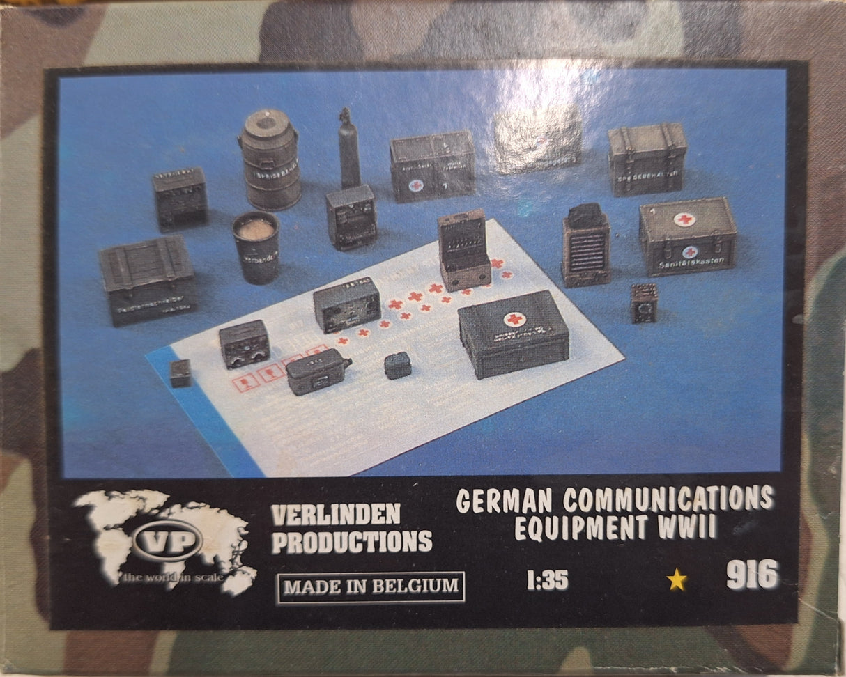 VP 1:35 German Comms. Equip. WWII Resin Set