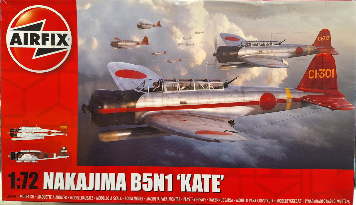 *Damaged Box* Airfix 1:72 Nakajima B5N1 'Kate' (FMS)