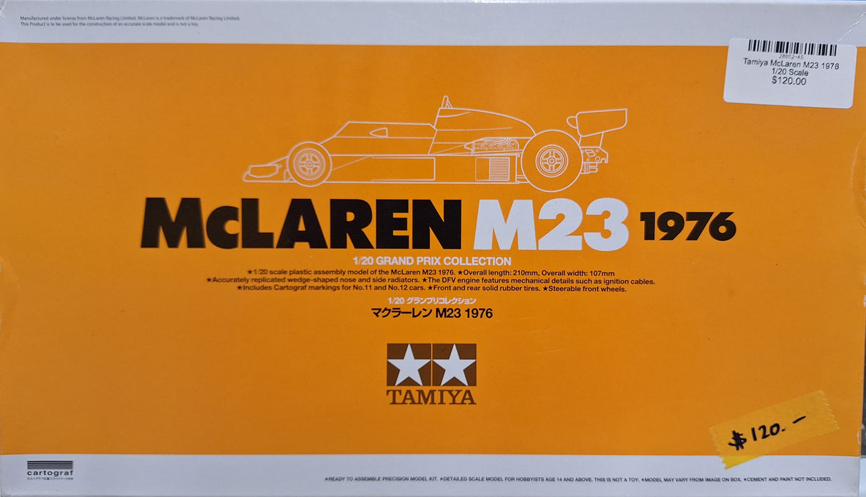 *Pre-Owned, Started* Tamiya 1:20 McLaren M23 1976