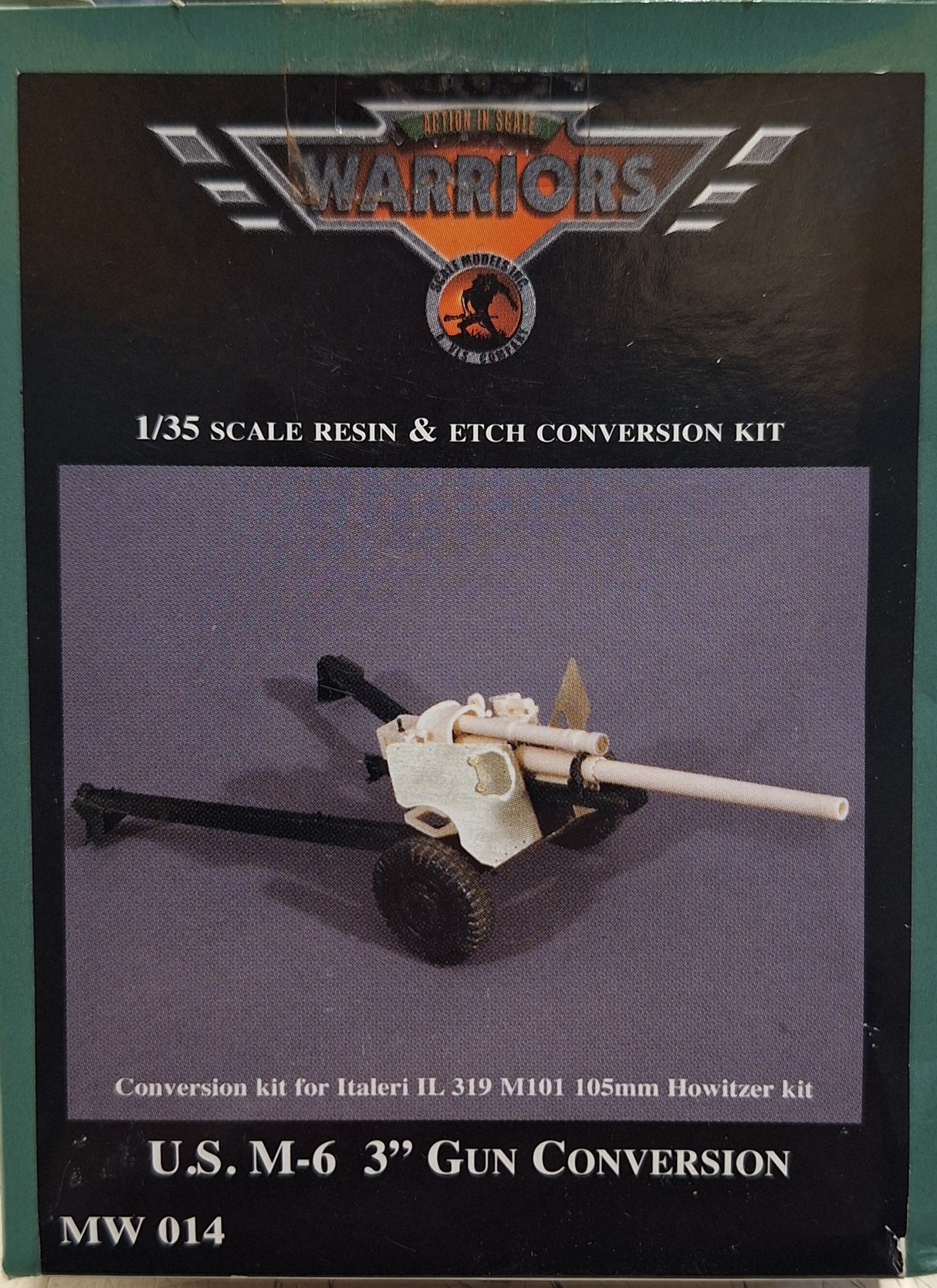 Warriors 1:35 U.S. M-6 3" Gun Conv. Resin Set